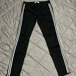 Mid rise skinny jeans